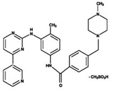 image description - imatinib mesylate structure