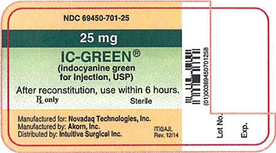 Principal Display Panel (25mg Vial Label)
