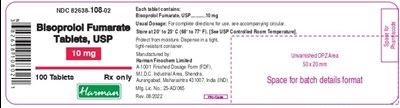 Image Description (Bisoprolol 10mg 100)