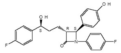 Image Of Ezetimibe Structural Formula (65e1c3ae A462 4345 8a28 C7d2c0388af8 01)