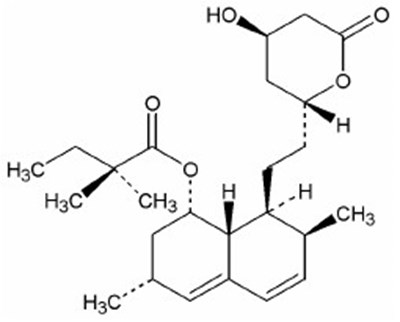 Image Of Simvastatin Structural Formula (65e1c3ae A462 4345 8a28 C7d2c0388af8 02)