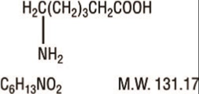 aminocaproic-acid-oral-solution-0_25g-ml-1.jpg Structural Formula - aminocaproic acid oral solution 0 25g ml 1