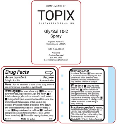 PRINCIPAL DISPLAY PANEL - 89 ml Bottle Label - gly sal 01