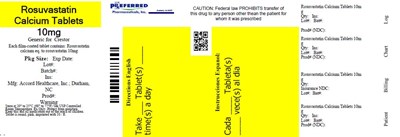 Rosuvastatin 10mg