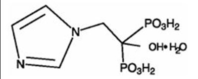 Zoledronic Acid Structural Formula (Zoledronic Acid Chemical Structure)