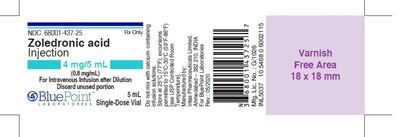 Zoledronic Acid Injection Label (Zoledronic Acid Container)