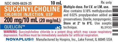 quelicin-02.jpg Principal Display Panel - 10 mL Vial Label - quelicin 02