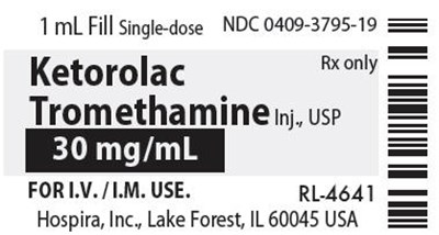 ketorolac-tromethamine-07.jpg PRINCIPAL DISPLAY PANEL - 30 mg/mL Vial Label - ketorolac tromethamine 07