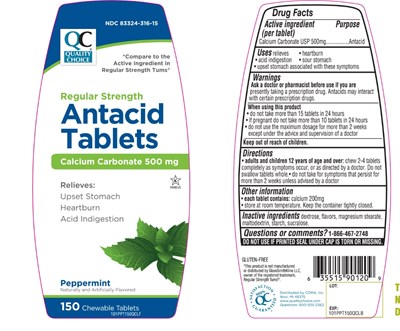 7e8c9990-1f3b-45e5-b99b-b85465f99489-01.jpg Quality Choice Regular Strength Peppermint Flavor Antacid Tablets - 7e8c9990 1f3b 45e5 b99b b85465f99489 01