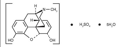 Chemical Structure (Morphine Sulfate Oral Solution 1)