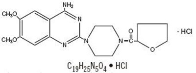 Chemical Structure (Terazosin Hydrochloride Capsules 1)