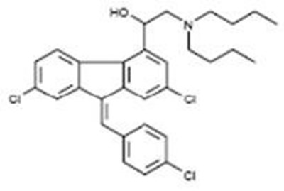 Lumefantrine Structural Formula (Coartem 02)