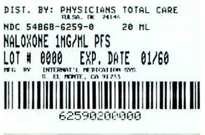 Image Of 1 mg/ml Package Label (6259)
