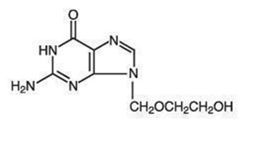 acyclovir-structure.jpg image description - acyclovir structure