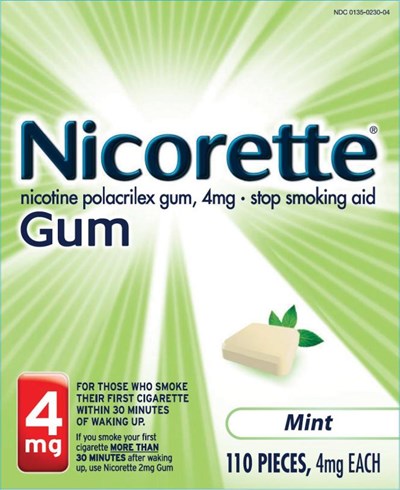 Nicorette Mint Gum 4mg 110 count carton - image 09