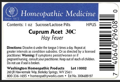 CuprumAcet30c1oz-label.jpg Cuprum acet label example - CuprumAcet30c1oz label