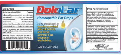 doloear-01.jpg PRINCIPAL DISPLAY PANEL - 15mL Bottle Label - doloear 01