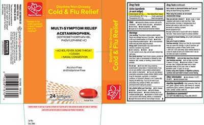 Acetaminophen 325 mg, Dextromethorphan Hbr 10 mg, Phenylephrine HCl 10 mg (Daytime Pe Softgels Pur 1)