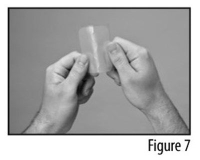 Figure 7 (Peeling the liner)