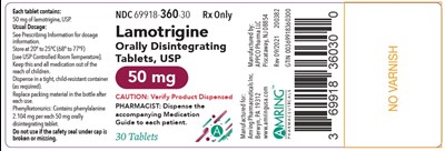 30's bottle pack - lamotrigine 50mg