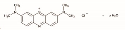 structural formula - methylene blue injection 1