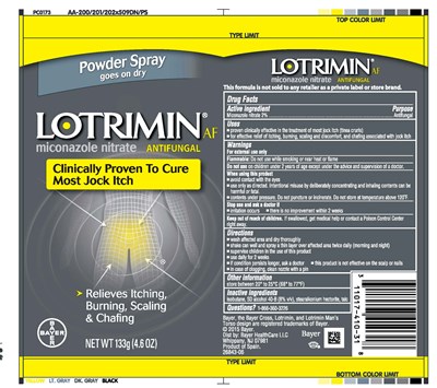 Lotrimin_JI_SprayPowder_133g.jpg Label 133 g - Lotrimin JI SprayPowder 133g