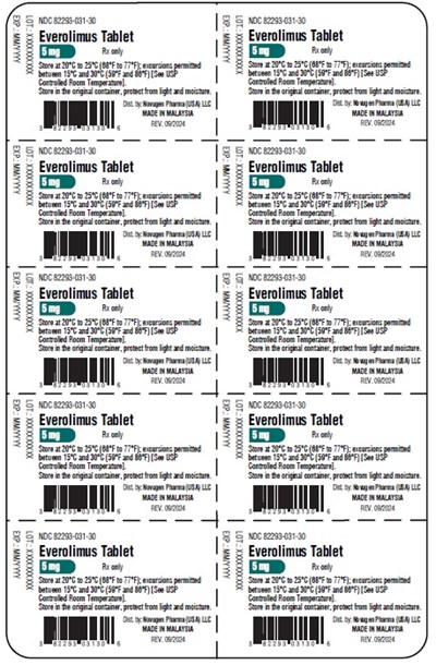 10's Blister Label (5 mg 10 Blister)