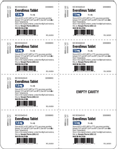 7's Blister Label (7 5 mg 7 Blister)