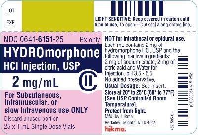 462-585-00 (Hydromorphone Hydrochloride Injection Usp   Anda 3)