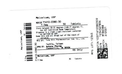 Bottle Label 7.5 mg (71610 0380 30)