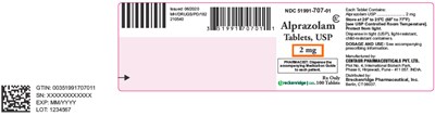 alprazolam-08.jpg PRINCIPAL DISPLAY PANEL - 2 mg Tablet Bottle Label - alprazolam 08