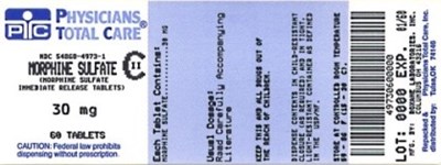 Image Of 30 mg Package Label (4973)