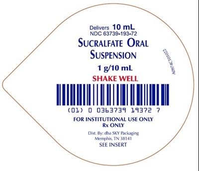 Bottle Label (Sucralfate Oral Suspension Mckesson Sky 2)
