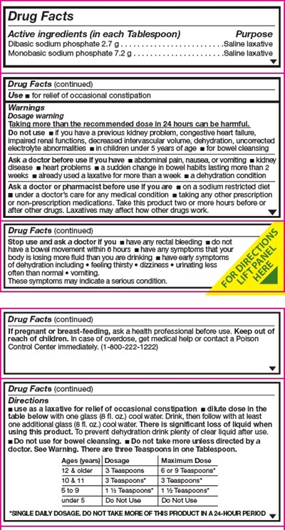 Kmart Smart Sense Oral Saline Laxative Ginger Lemon Drug Facts (68184fb3 5267 4b3d 8ec1 8d16c3c3724f 01)