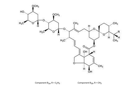 stromectol_01.jpg image of chemical structure - stromectol 01