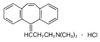 Flexeril (Cyclobenzaprine Hcl) Structural Formula Illustration - 8b931a82 figure 01