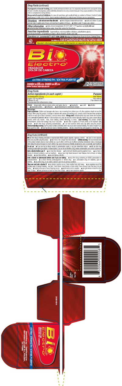 Principal Display Panel (24 Caplet Bottle Carton)