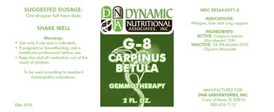 PRINCIPAL DISPLAY PANEL - 2 FL. OZ. Bottle Label - g8 01