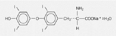 levothyroxine-01.jpg Chemical Structure - levothyroxine 01