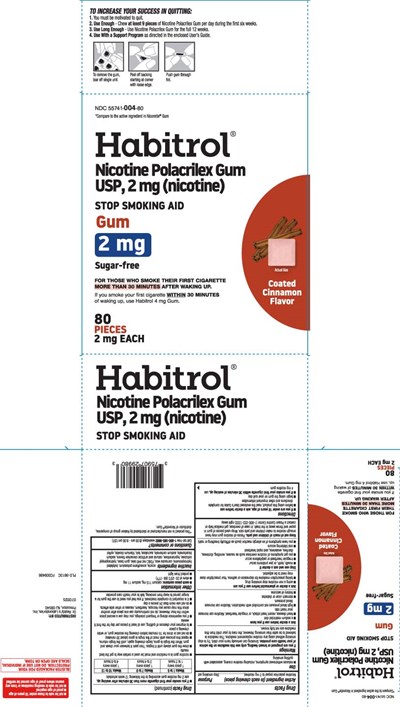 Nicotine Polacrilex (equal To 2 mg Nicotine) (Habitrol Nicotine Polacrilex 2 mg Cinnamon Coated  1)