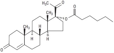 Chemical Structure (Hydroxyprogesterone Str)