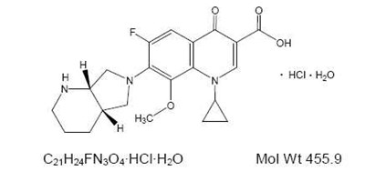 chemical - moxifloxacin 3ml 1