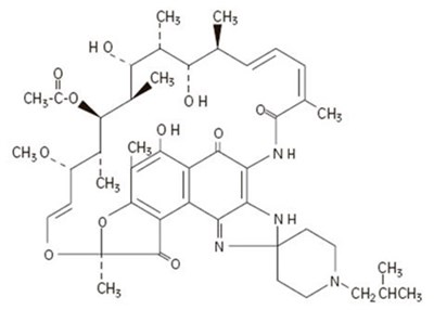 Rifabutin Chemical Structure (Talicia 01)