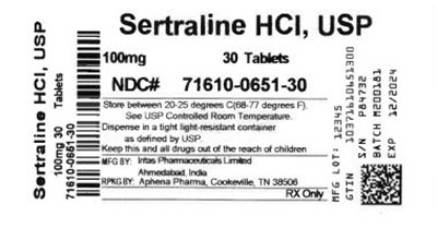 Bottle Label 100 mg (71610 0651 30)