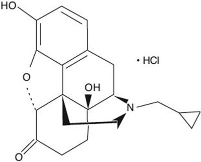 Chemical Structure - naltrexone 01
