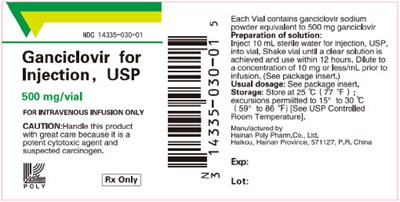 Principal Display Panel (Vial Label)