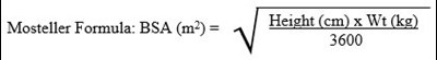 Mosteller Formula (Image 02)