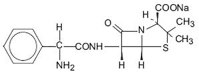 Chemical Structure (Ampicillin Str)