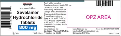 800mg-30s (Sevelamer Bottle 800mg 30s)