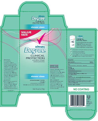 Degree Clinical Protection Shower Clean 2.7 Oz Carton (Degwclinprotectshowerclean2pt7carton)